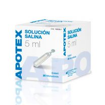 APOTEX SOLUCION SALINA FISIOLOGICA 5 ML 30 MONODOSIS