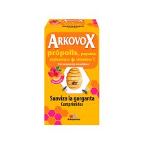ARKOVOX PROPOLIS + VITAMINA C 24 COMP MASTICABLES SABOR FRAMBUESA