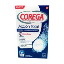 Corega Acción Total 30 Tabletas Limpiadoras