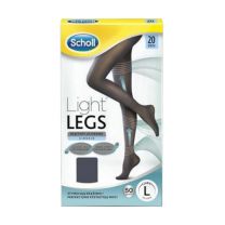 DR SCHOLL LIGHT LEGS MEDIAS DE COMPRESION 20 DEN T-M COLOR NEGRO