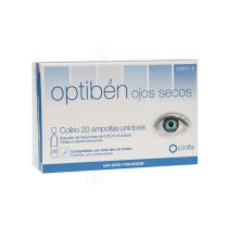 OPTIBEN OJOS SECOS GOTAS UNIDOSIS 0.25 ML 20 AMP