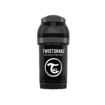 Twistshake Biberón Anticólico Negro 180ml