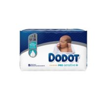 DODOT Pro sensitive pañal infantil Talla 1 2-5 kg 38 unidades