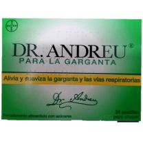 DR ANDREU PASTILLAS PARA LA GARGANTA 24 PASTILLAS