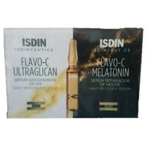 Isdinceutics Flavo-C Ultraglican + Flavo-C Melatonin 20 Ampollas