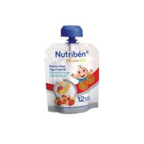 NUTRIBEN FRUTA & GO PLATANO FRESA YOGURT NATURAL 90 G