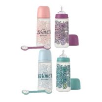 Suavinex Pack Biberon con Tetina Anatomica Silicona 360ml + Sujetababero