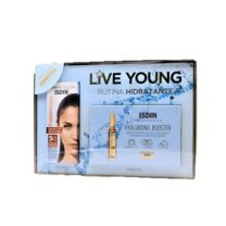 Fotoprotector Isdin Fusion Water SPF50++Isdinceutics Hyaluronic Booster Serum 5 Ampollas Pack