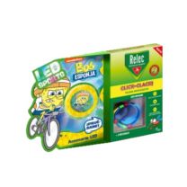 RELEC Pulsera Antimosquitos Infantil Click-Clack BOB ESPONJA Ciclismo 2 recargas