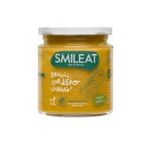 Tarrito de Brócoli con Cordero y Chirivía Ecológico Smileat 230 g