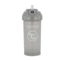 Twistshake - Vaso con Pajita (360 ml.) Gris