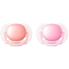 Avent chupete ultrasoft 0-6meses niña liso 2ud scf213/20