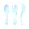 Set cubiertos de aprendizaje Twistshake Azul pastel