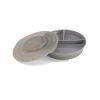 Plato dividido Gris pastel - Twistshake